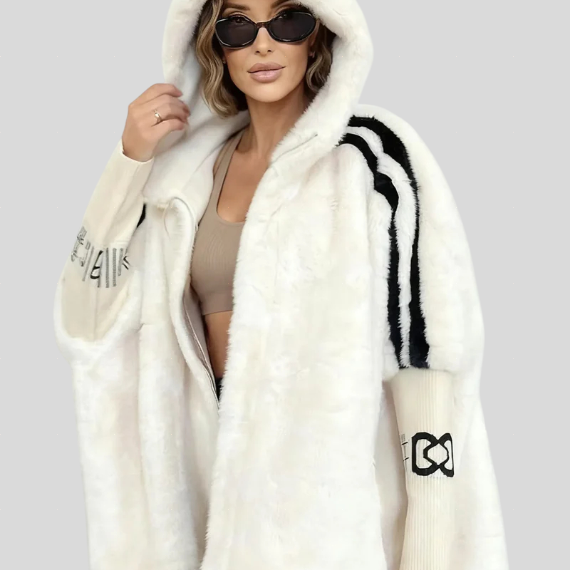 Beatrix – Elegantni Zimski Kaput s Krznom