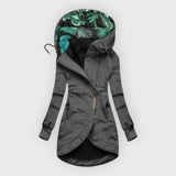 Mirjana | Ženska zimska asimetrična jakna s kapuljačom