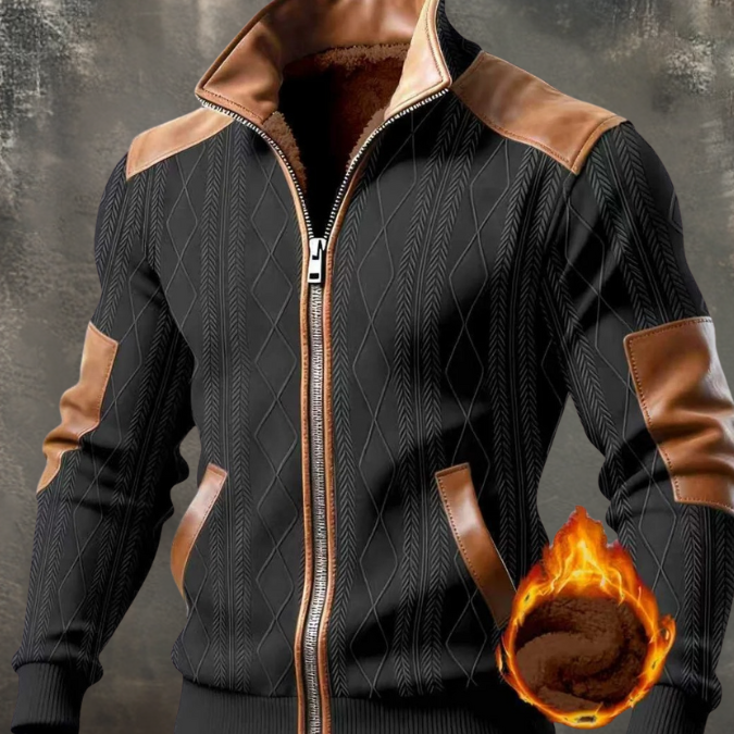 Nikša | Strukturna jakna s visokim ovratnikom