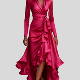 Moretti - Elegantna Duga Haljina Od Satena