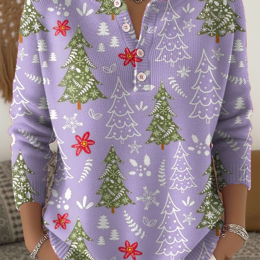 Noelle – blagdanska košulja s motivima božićnog drvca