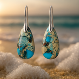 Orelia | Naušnice u ocean plavoj