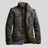 Borislav - Muški Kaput Od Umjetne Antilop Kože