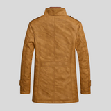 Borislav - Muški Kaput Od Umjetne Antilop Kože