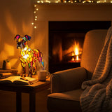 Bokser - Lampa u vitražu