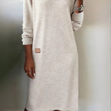 Vesna | Topla ženska pletena haljina