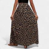 Leopard Midi Suknja