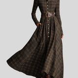 Sarah - Vintage Inspirirana Maxi Haljina S Remenom