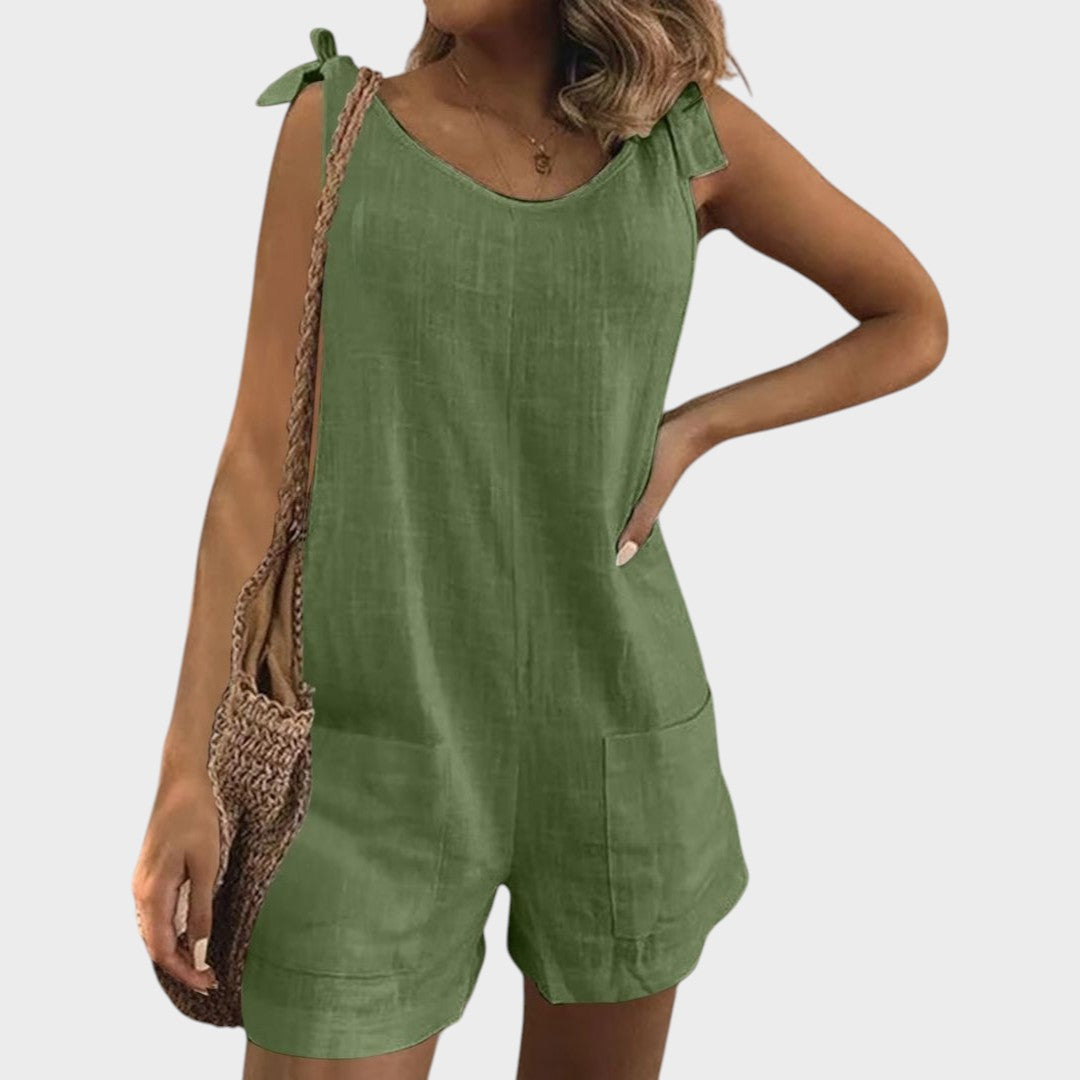 Petra - Kombinezon s vezanjem na ramenima i džepovima