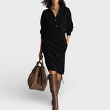 Carmen - Topla Pletena Haljina, Elegantna i Udobna