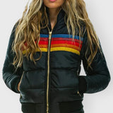 Mirta | Ženska prošivena jakna s color-block dizajnom