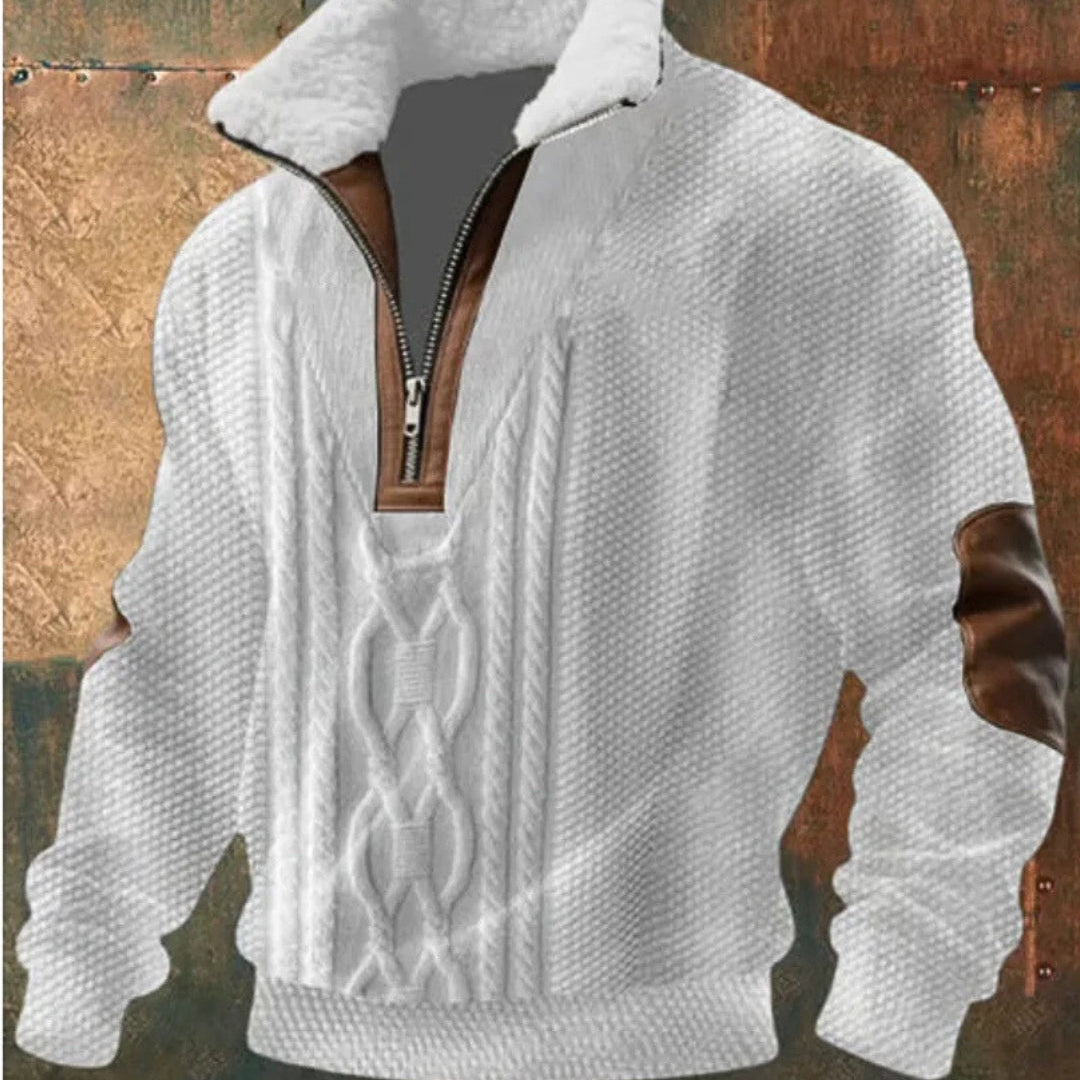 Zoran | Muška flis jakna s patentnim zatvaračem i visokim ovratnikom