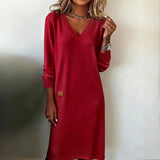 Vesna | Topla ženska pletena haljina