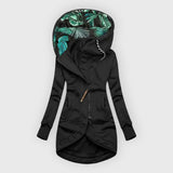 Mirjana | Ženska zimska asimetrična jakna s kapuljačom