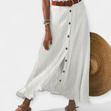 Poluprozirna Midi Suknja s Raskorakom