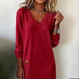 Vesna | Topla ženska pletena haljina