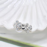 Mali kružni naušnice s motivom šape – Huggie naušnice za žene