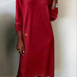 Vesna | Topla ženska pletena haljina