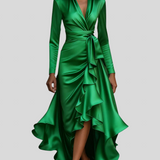 Moretti - Elegantna Duga Haljina Od Satena