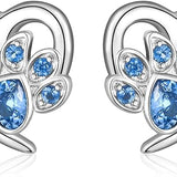 Naušnice s otiscima šapa i srcem – nakit za ljubitelje životinja