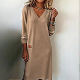 Vesna | Topla ženska pletena haljina