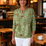 Noelle – blagdanska košulja s motivima božićnog drvca