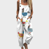 Ines - Ležeran cvjetni kombinezon za svaki dan