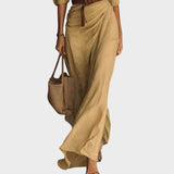 Julie - Uska Maxi Haljina S Dugim Rukavima