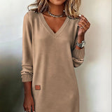 Vesna | Topla ženska pletena haljina