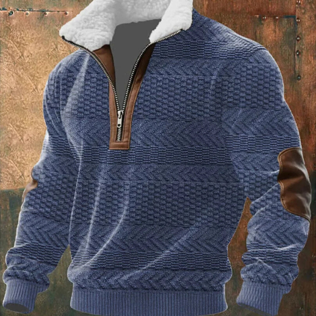 Zoran | Muška flis jakna s patentnim zatvaračem i visokim ovratnikom