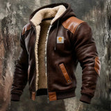 Sandro | ZIMSKA JAKNA S ODABRANIM KOŽNIM DETALJIMA