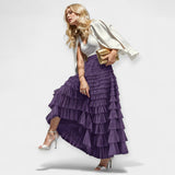 Elegantna Suknja s Tulom i Dekorativnim Detaljima