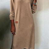 Vesna | Topla ženska pletena haljina