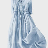 Haljina s Elegantnim Ovratnikom