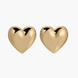 Eva - Široki naušnici u obliku srca