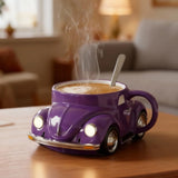 BEETLEBREW | Ljubičasta šalica s motivom automobila