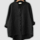 Linen Bluza Kava Smirenost