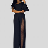 Artemis - Elegantni Jednodijelni Kombinezon Na Jedno Rame Sa Sjajnim Detaljem