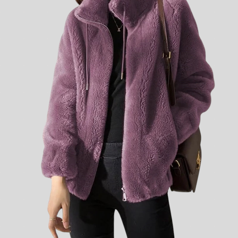 Marry - Mekana Flis Jakna s Visokom Ogradom