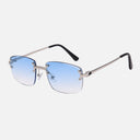 Plave leće / Srebrni okvir