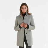 Dajana – Klasični Vuneni Kaput S Retro Gumbima