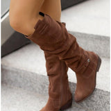 Lina – Ženske čizme od brušene kože