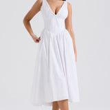 Midi Haljina Romantične Cvjećarnice