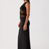 Leni - Lepršava Duga Haljina S Suptilnim Izrezima I Vezicama