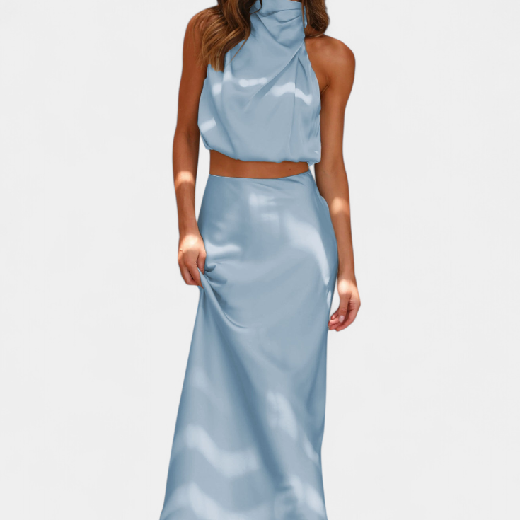 Lucija Drapeirana Suknja Bez Leđa