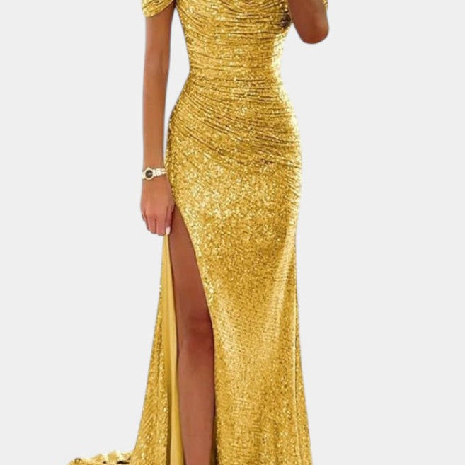 Renata Haljina Sirena bez naramenica s šljokicama