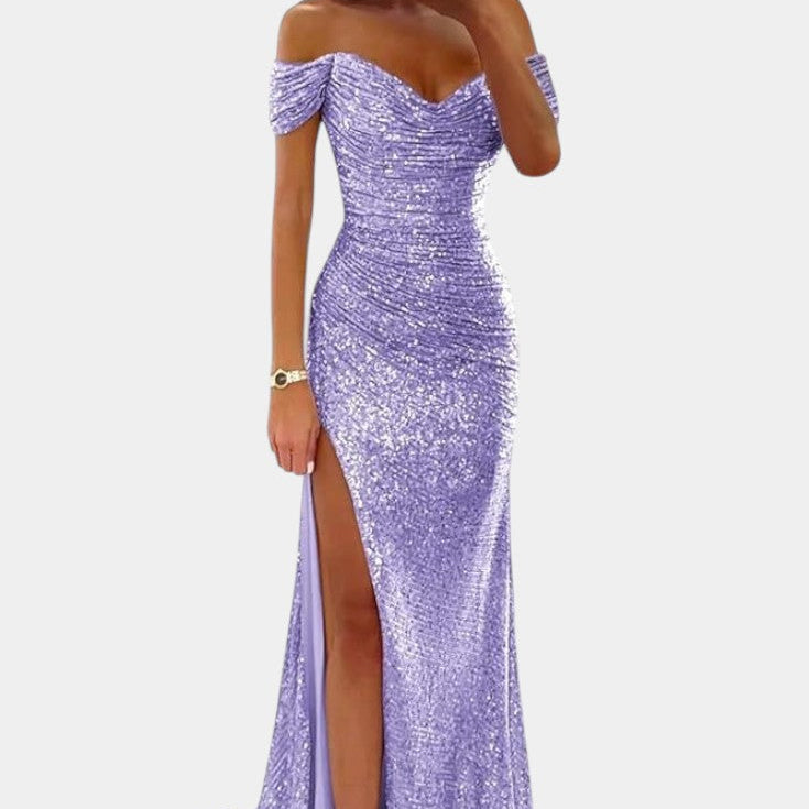 Renata Haljina Sirena bez naramenica s šljokicama