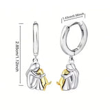 Marie Moda | Naušnice s zagrljajem psa