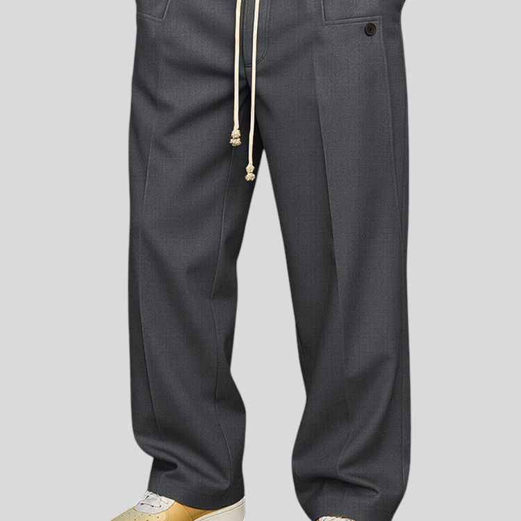 Edelhart - Elegantne Muške Hlače Sa Vezicom