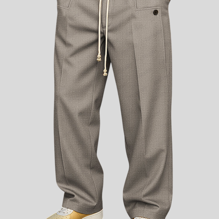 Edelhart - Elegantne Muške Hlače Sa Vezicom